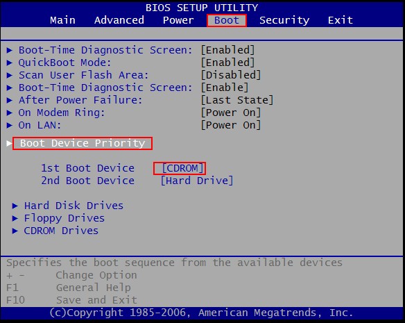 A Windows Vista Boot Cd