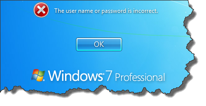 username-or password-is-incorrect