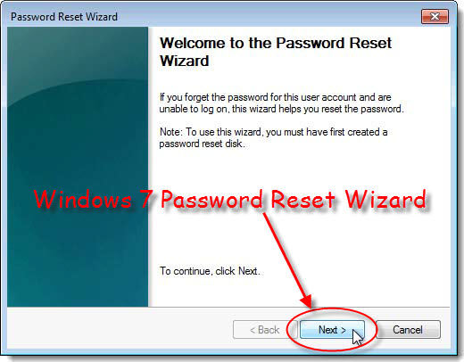 Password Reset Wizard