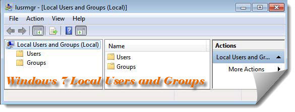 Local Users and Groups