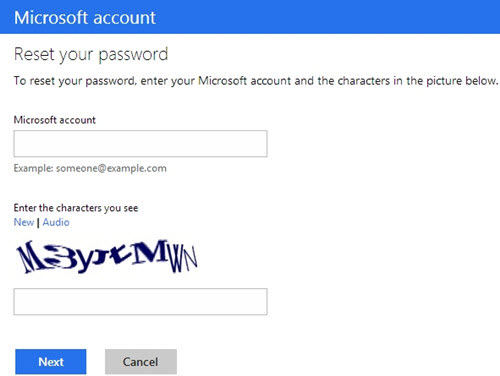 Forgot Microsoft Account Id