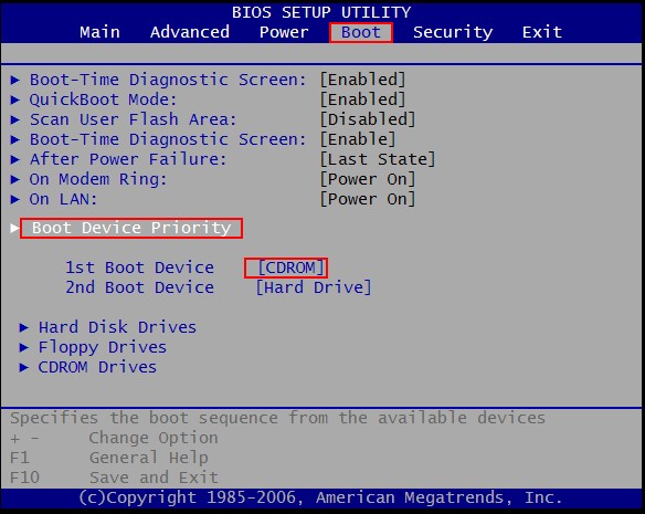 boot black screen windows xp