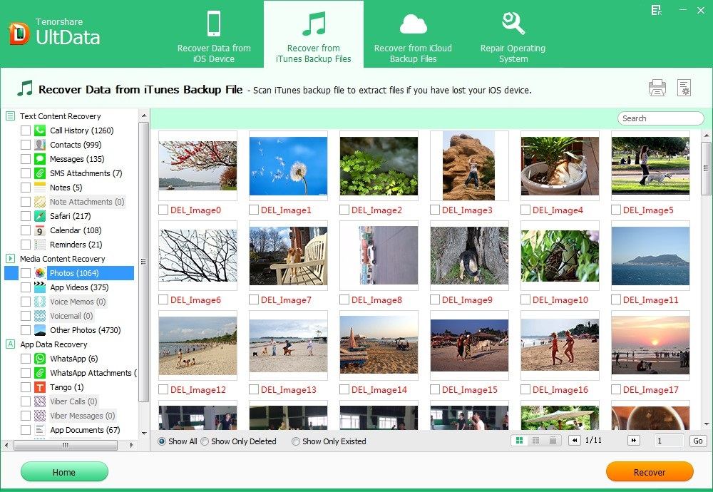 recover particular data from an iphone backup without having to restore the whole backup
