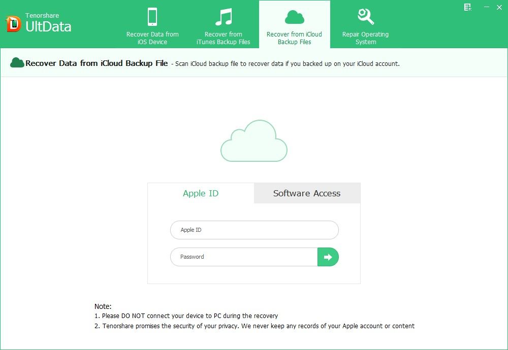 recover iphone data from icloud backup