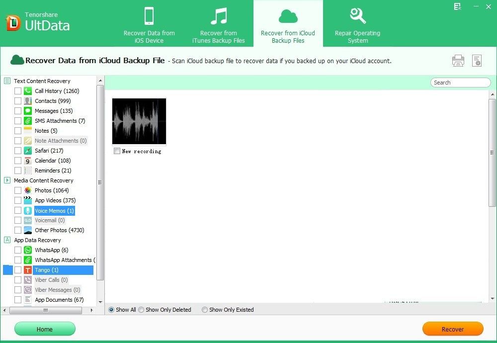 recover voice memos from iPhone 4