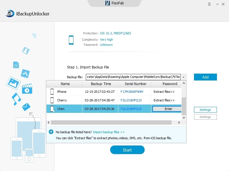 how to disable iphone backup password