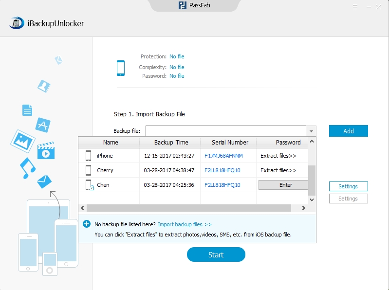 free iphone backup unlocker