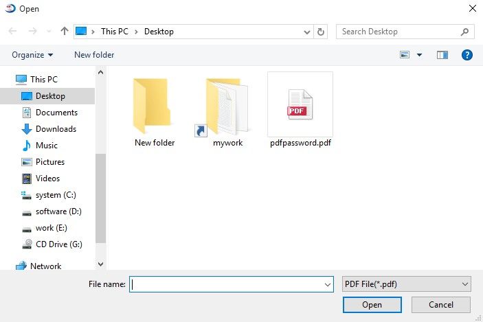 select target protected files