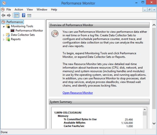 monitor system performance on windows 10