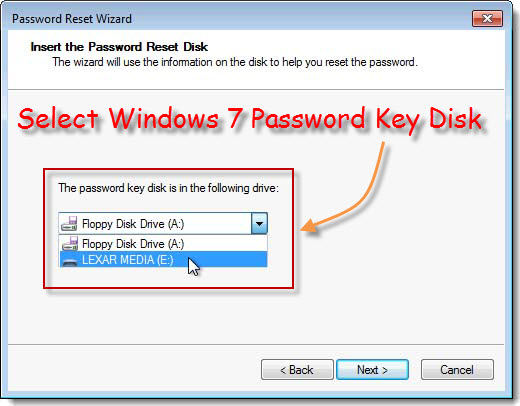 windows 7 password reset disk free