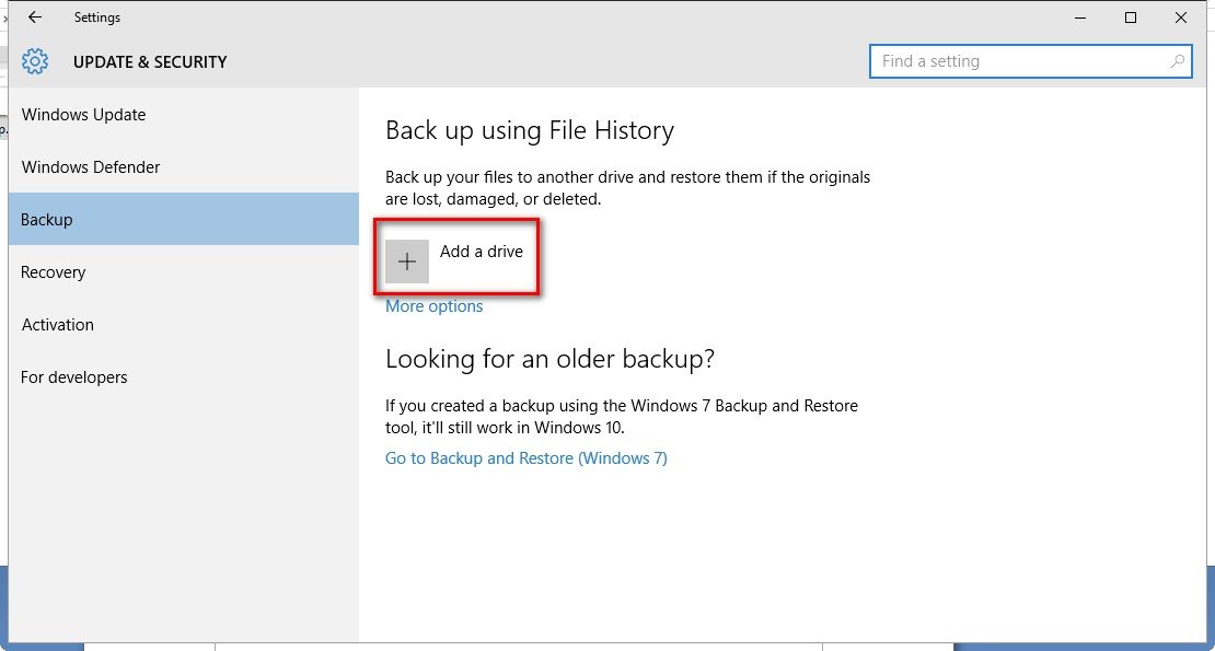 How to Backup and Restore Windows 10