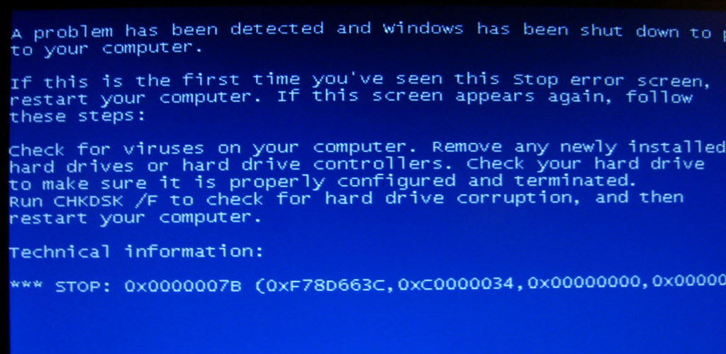blue Screen of Death