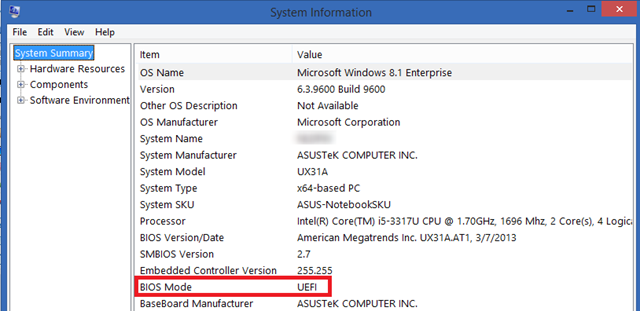 check dell bios mode