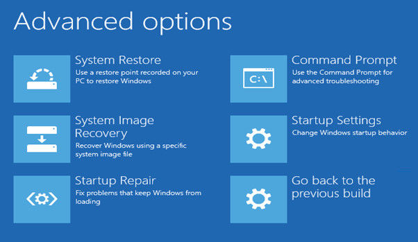 windows 10 startup repair