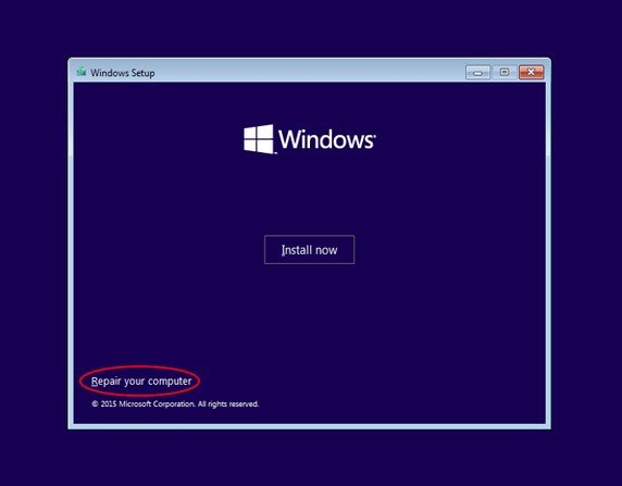 repair damaged system files
