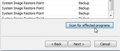 recover windows using system restore