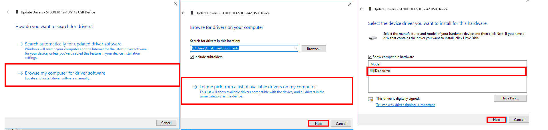 Update-driver