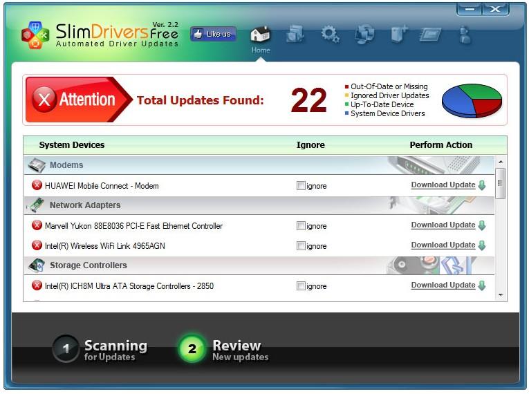SlimDrivers Free -- The Best Driver Update Software of 2018