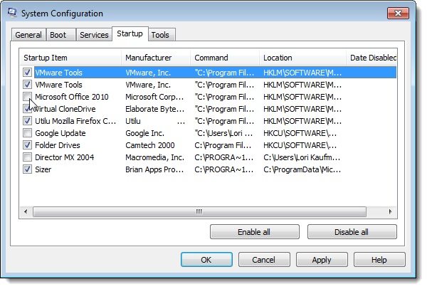Samsung system configuration