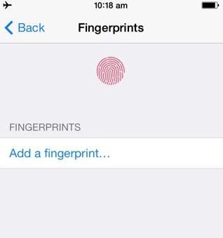 fingerprint sensor fails to recognize