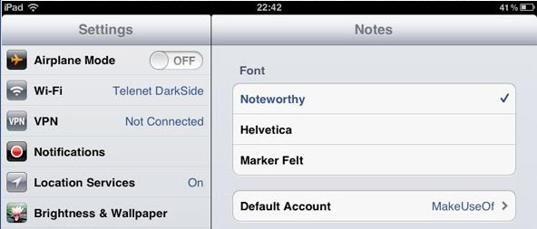 retrieve notes from ipad 4