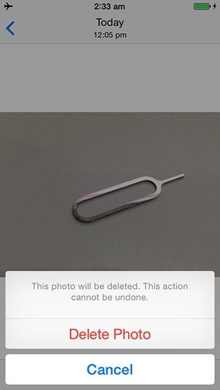 permanently delete photos on iphone ios 8