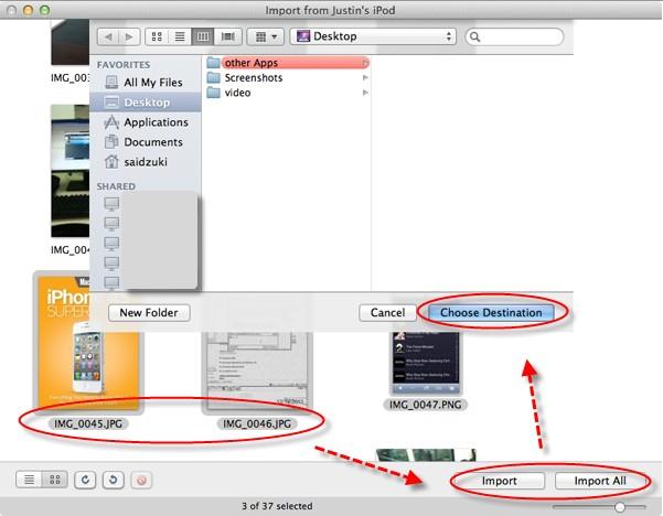 backup ipod touch 5 photos to pc
