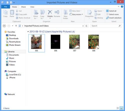 backup ipod touch 4 photos