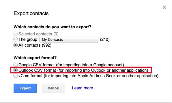 switch contacts from android to iphone