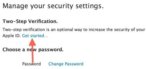 enable two-step verification for apple id
