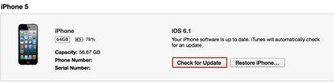 update ios 6.1.4 for iphone 5