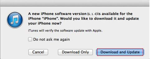 how to update iphone 5 to ios 6.1.4