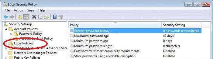 set an audit policy for an account lockout in windows 8.1