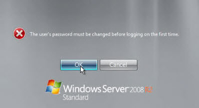 windows server 2008 password