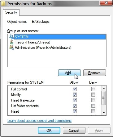 remove the lock icon from a folder in windows