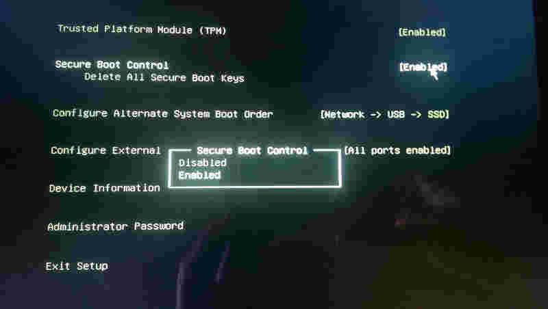 secure boot