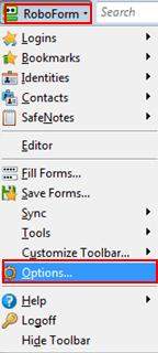 select options