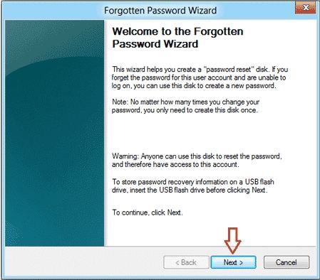 create windows password reset usb