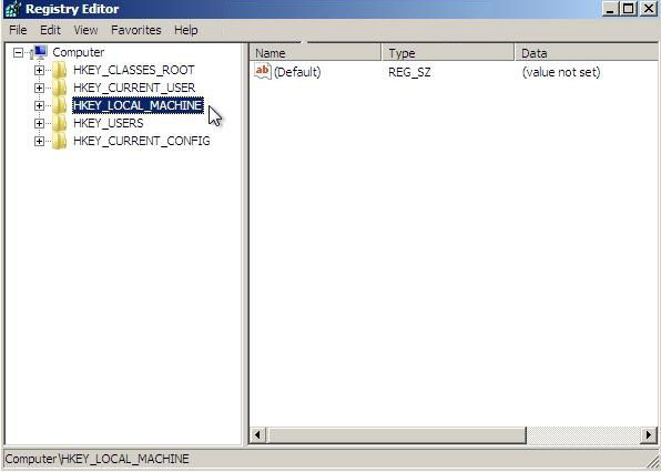 windows vista registry repair command prompt