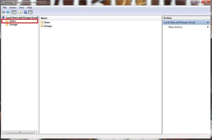 prevent user from changing account password in windows 7