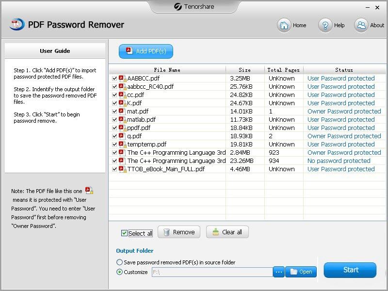 remove pdf security