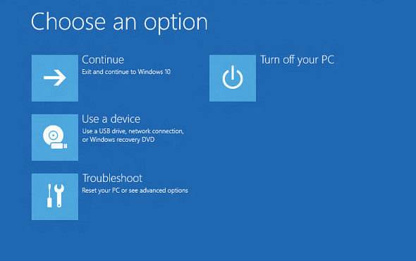 choose an option