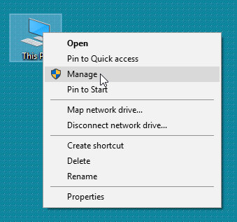 manage this pc