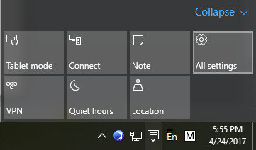 notification settings