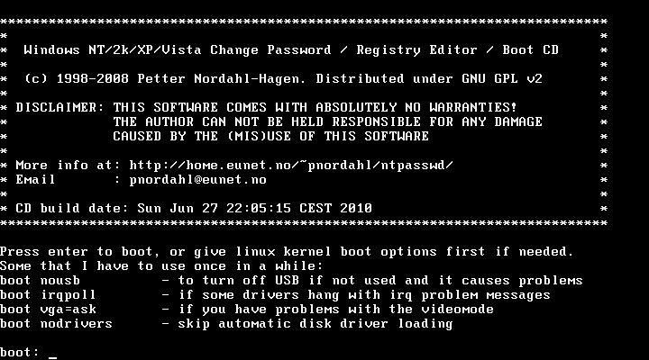 free windows 10 password recovery tool