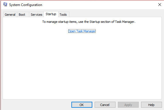open- task manager