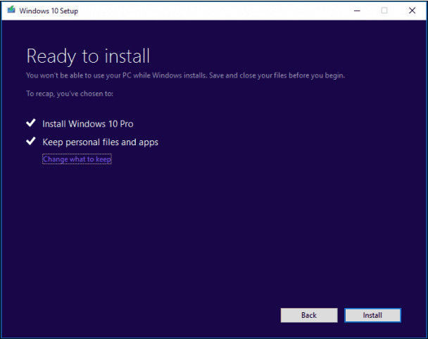 ready to install