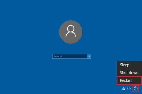 restart pc