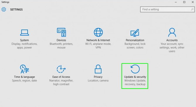 update security