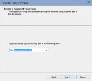create windows password reset disk